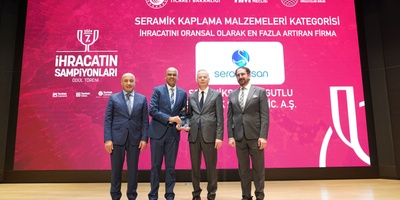 Seramiksan’a İhracat Başarı Ödülü!
