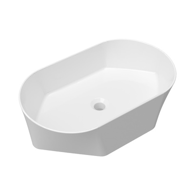 STELLA MATT WHITE COUNTERTOP WASHBASIN 65 CM