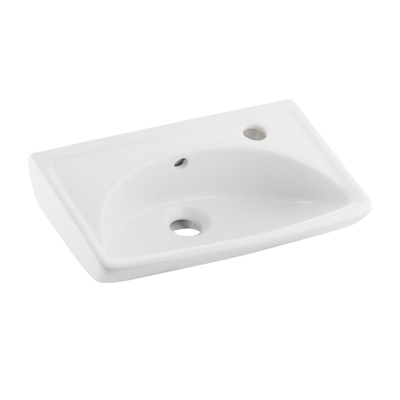 SINGLE WASHBASIN 45 CM WITH TAP HOLE