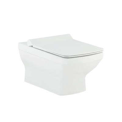 SILVA WALL HUNG GLOSSY BLACK WC PAN