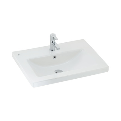 LUNA WASHBASIN EDGED SHELF FURNITURE MOUNTED 80 CM