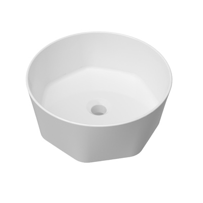 STELLA MATT WHITE COUNTERTOP WASHBASIN 42 CM