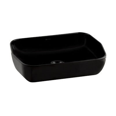 LUCIDA GLOSSY BLACK COUNTERTOP WASHBASIN