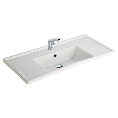 SILVA EDGED SHELF WASHBASIN 100 CM