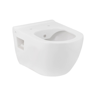 OCEAN PLUS RIM-OUT OPEN MOUNT WALL HUNG WC PAN BIDET FUNCTION