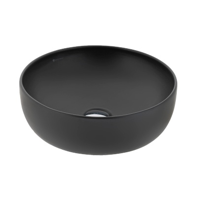 SOLE MATT BLACK COUNTERTOP WASHBASIN