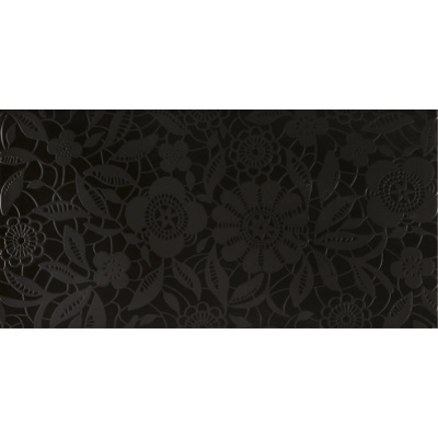 DECORO 30*60 DANTEL NERO