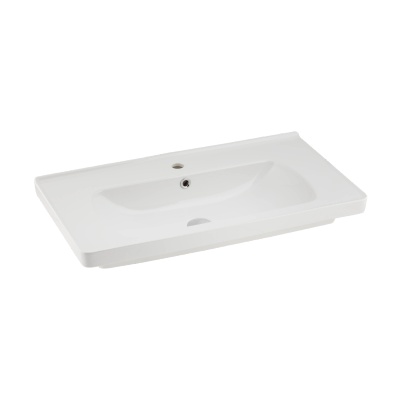 SATURN EDGED SHELF WASHBASIN 80 CM