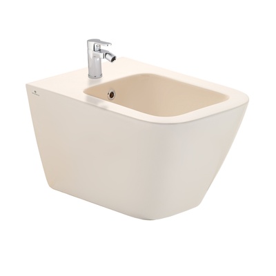 SATURN MATT CAPPUCCINO WALL HUNG BIDET