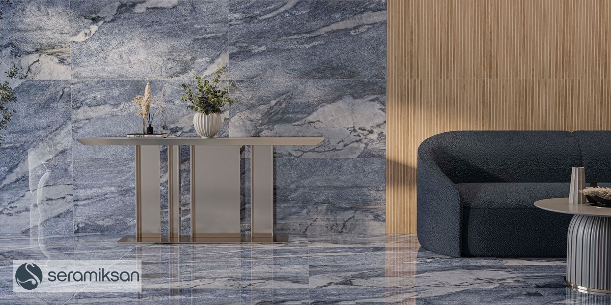 Seramiksan: 60*120 COSTA BLUE F.L.